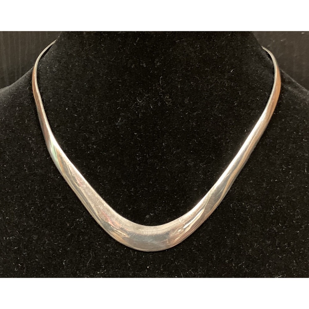 Vintage 925 Taxco Mexico Choker Necklace